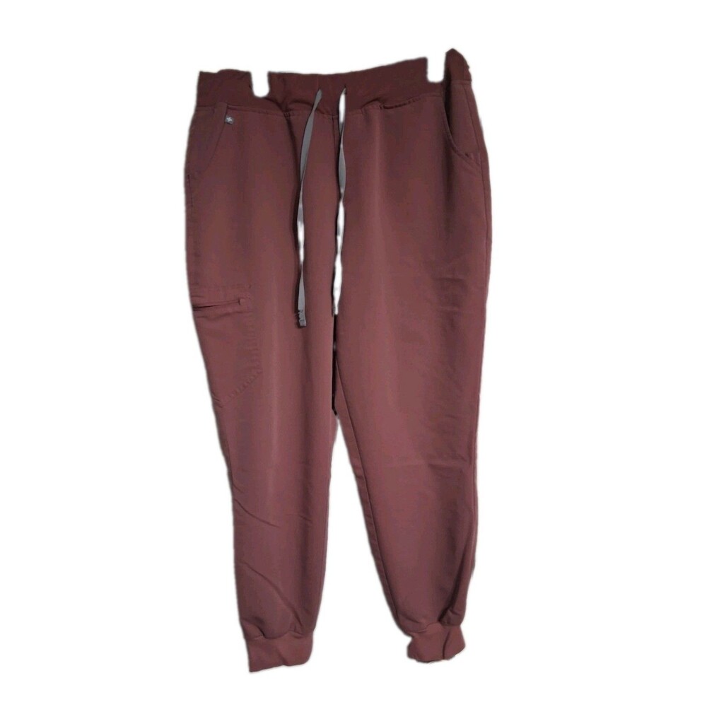 Women's FIGS Technical Collection Mauve Jogger Scrub Pants Size XLP Petite